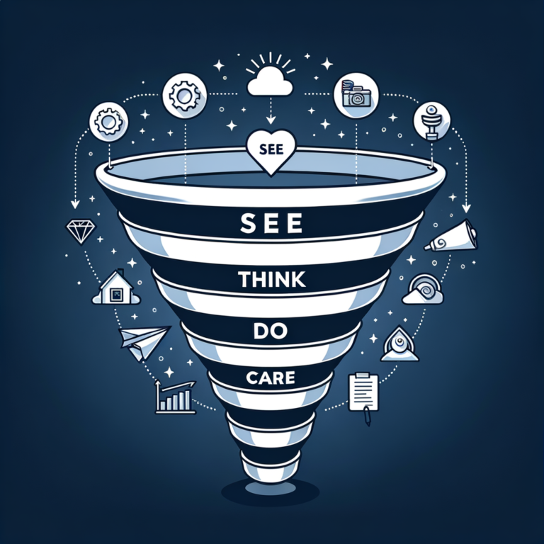 see think do care funnel