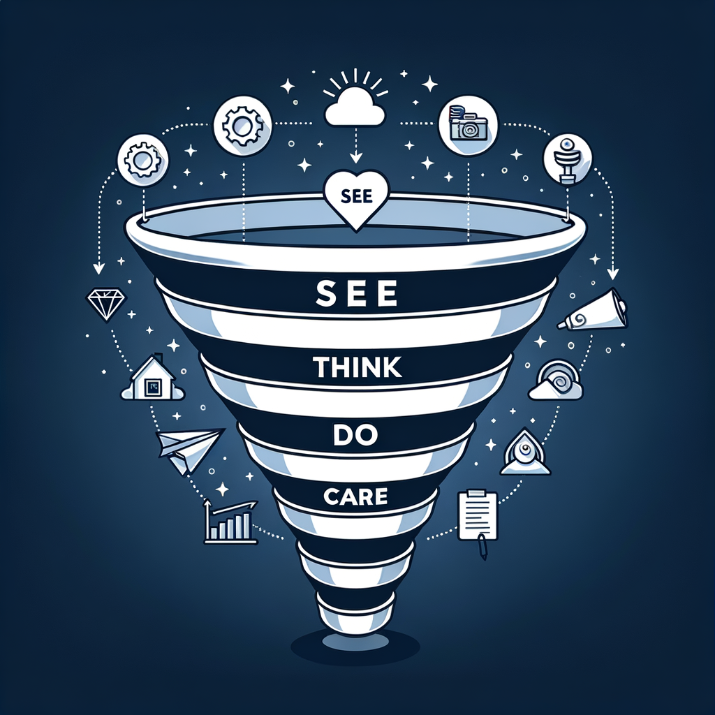 see think do care funnel