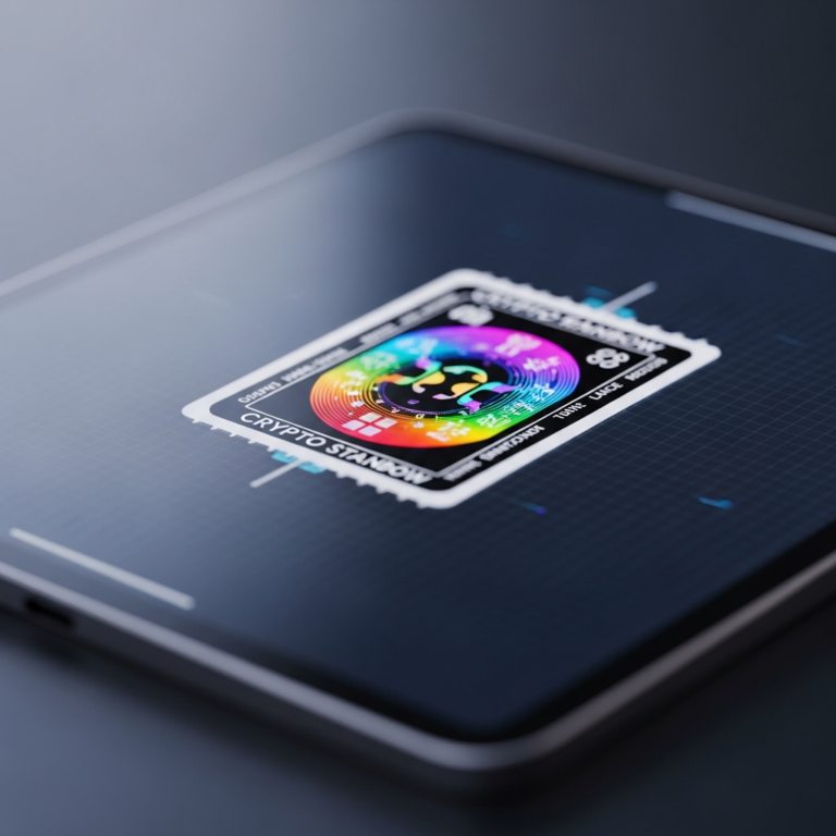 crypto stamp regenboog