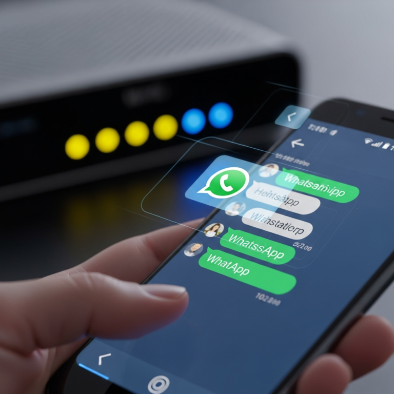 gaat whatsapp via internet